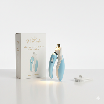 Pawtopia Coupe-Ongles Sécurisé avec LED Intégrée