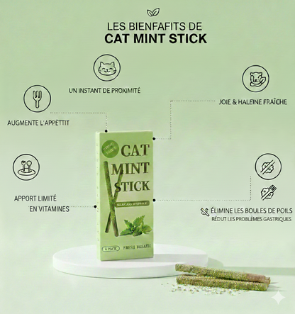 Pawtopia Sticks Santé Menthe | 3 en 1 : Haleine + Dents + Digestion